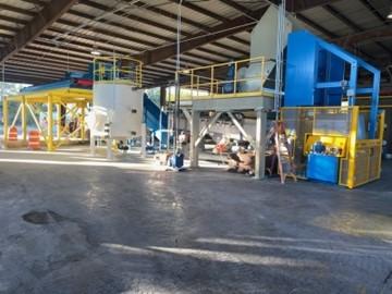 Shredder System in Avalon, TX Facility